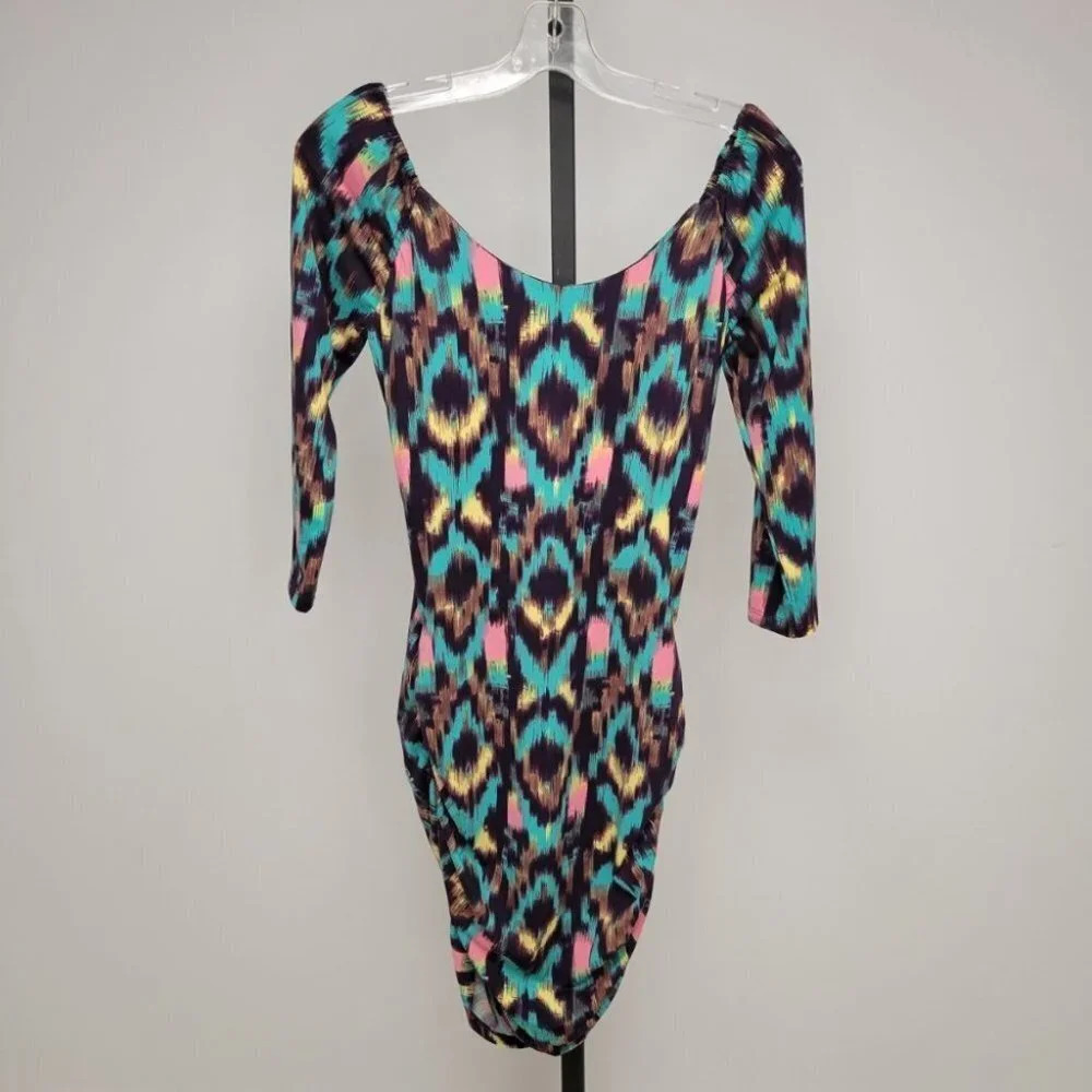 Seductions Ruched Bottom  Dress